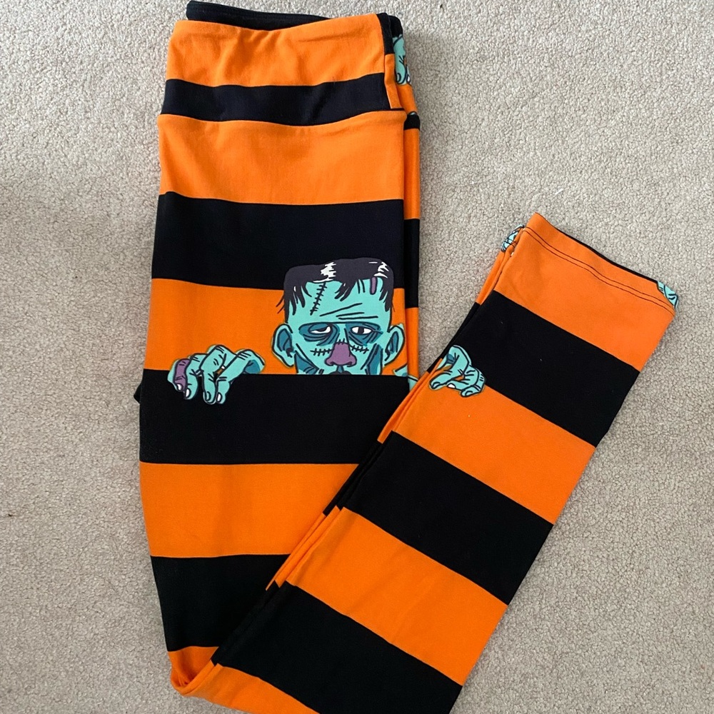 Frankenstein Halloween leggings